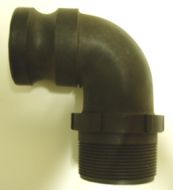 Adapter 1 1/2'' 90 Male Thread Poly (Banjo)