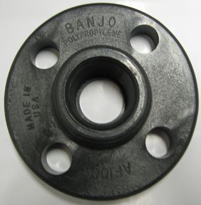 Flange 1 1/2'' Threaded Poly (Banjo)