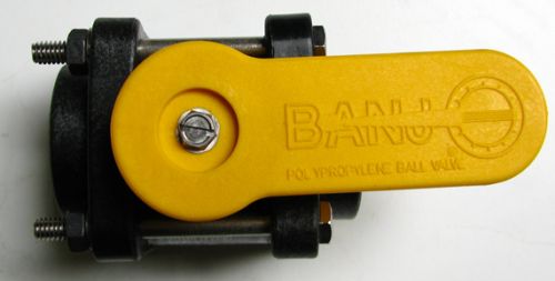 Ball Valve 1/2'' Full Port Bolted Poly Viton Seals (Banjo) 