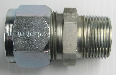 Male Connector For 1'' Tube Oring Seal x 1'' Male Pipe End