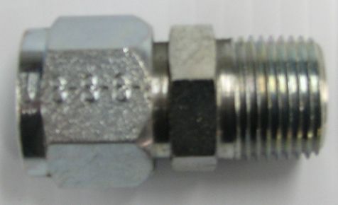 Male Connector For 1/2'' Tube Oring Sealx 1/2'' Male Pipe End