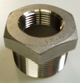 Bushing 1 1/2'' x 1'' SS 304