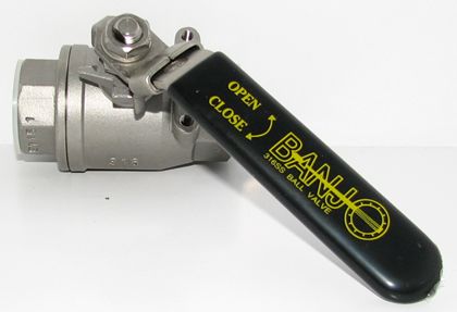 Ballvalve 3/4'' SS Locking (Banjo)