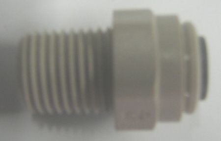 Tube Fitting Straight 1/4'' Tube x NPT, Acetal