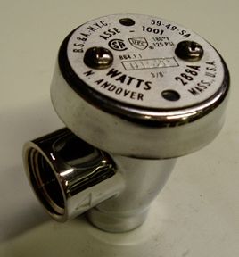 Anti Siphon Valve Chrome 3/8''