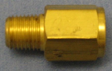 Adapter 1/4'' Male NPT x BSPP Female Brass