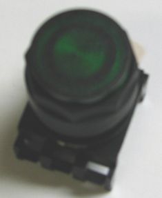 Push Button 22MM Momentary Illum., 120V, Green