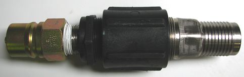 1'' Male Hansen Quick Disconnect To 11/2'' SS Hose Barb