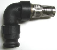 1 1/2'' Female Adapter To 1 1/2'' SS Hose Barb 90