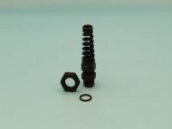 Cord Grip Fitting Straight Flex 1/4''