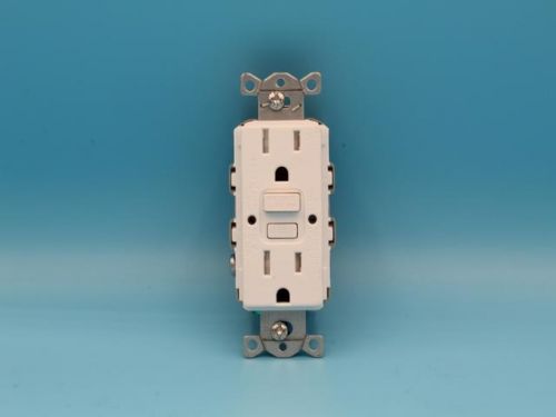 GFCI Receptacle NEMA 5-15, 125VAC, 15 Amps