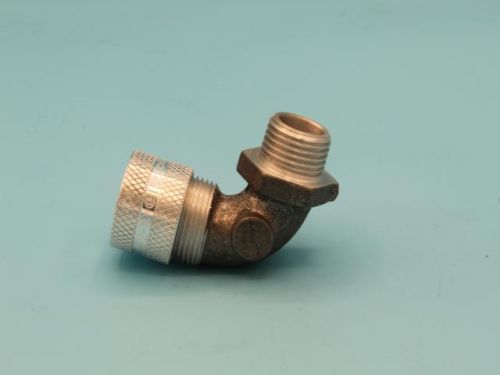 Cord Grip 90 Degree 1/2'' NPT, 1/4''-3/8''