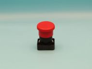 Emergency Stop Button 22 MM, 1 NC Contact, Plastic