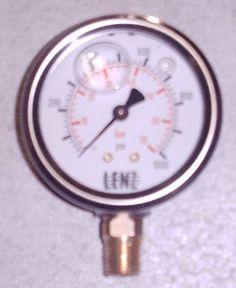 Gauge 2 1/2'' 0-1000 PSI, 20 PSI Graduations