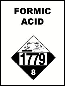 Container Label Formic Acid 1779