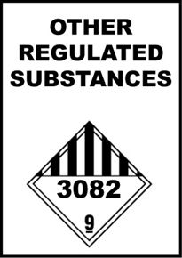 Container Label Other Regulated Subs 3082