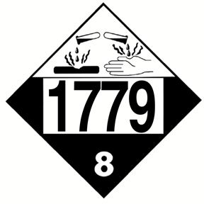 Truck Placard 1779