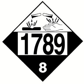 Truck Placard 1789