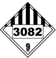 Truck Placard 3082