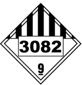 Truck Placard 3082