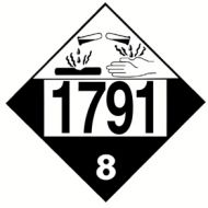 Truck Placard 1791