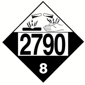 Truck Placard 2790